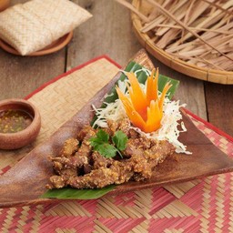 หมูทอดงา