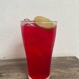 น้ำแดงมะนาว+โซดา