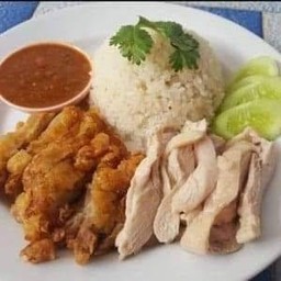 ข้าวมันไก่ต้ม-ไก่ทอด