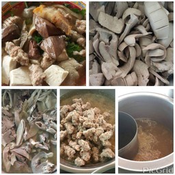 ต้มเลือดหมูแยกน้ำซุป