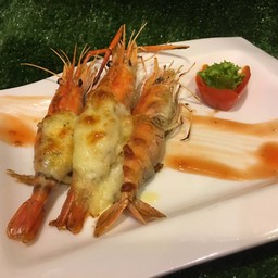 กุ้งอบชีส