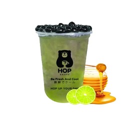 ชาเขียวน้ำผึ้งมะนาว