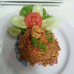 Fried Rice with Seafood Hot and Sour Sauce