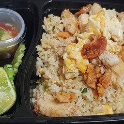 fried rice with crab