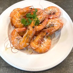กุ้งแชบ๊วยอบเกลือ สดๆตัวใหญ่ ครึ่งกิโล