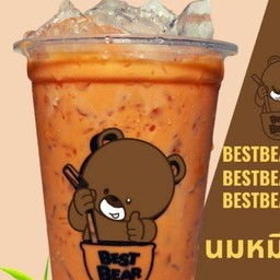 นมหมีชาไทยเย็น