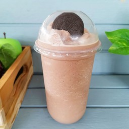 นมหมีปั่นไมโล+โอริโอ้