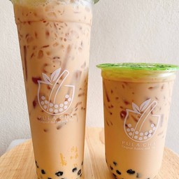 ชานมข้าวโพดไข่มุก Size XL