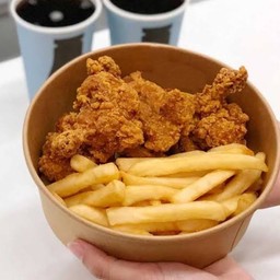 ชุดเฟรนฟราย+คาราเกะ พร้อมทาน