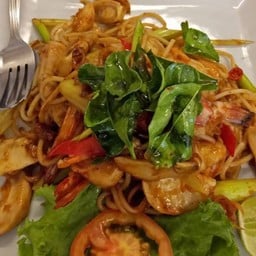 Fried Spaghetti - Penne Tom Yam Shrimp