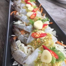 กุ้งแช่น้ำปลา