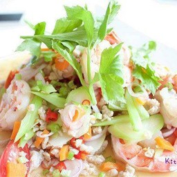 ยำกุ้งสด