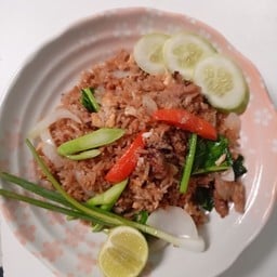 ข้าวหน้าหมูย่างเตาถ่าน