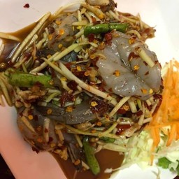 ตำกุ้งสด