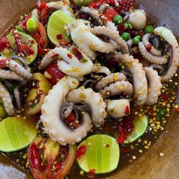 ตำเหลาหนวดหมึก