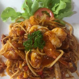 Spaghetti or Penne Seafood Sauce