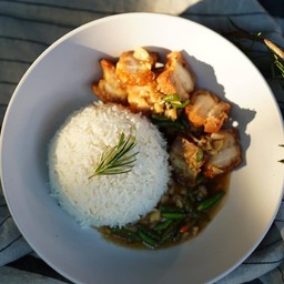 ข้าวราดพริกขี้หนูสวน