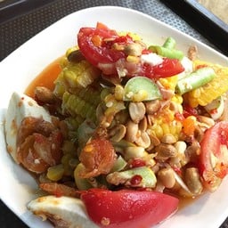 ตำข้าวโพดไข่เค็ม