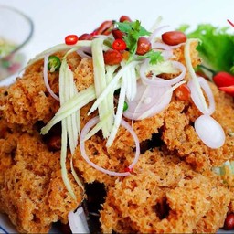 ยำปลาดุกฟู