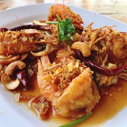 กุ้งซอสมะขาม