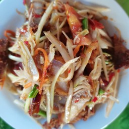 ตำหมูกรอบ