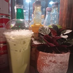 ชาเขียว แก้ว22oz.แยกน้ำแข็ง