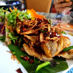 ปลากระพงสมุนไพร