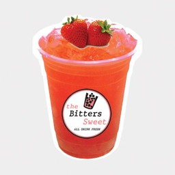 ชาเขียวสตรอเบอร์รี่  Strawberry Green Tea