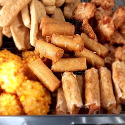 รวม เต้าหู้ เผือกกรอบ ข้าวโพด ปอเปี๊ยะ เผือกห่อฟอง