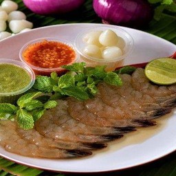 กุ้งแก้วแช่น้ำปลา