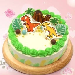 เค้กไดโนเสาร์ สปันจ์เนยวานิลลา 1.5 ปอนด์