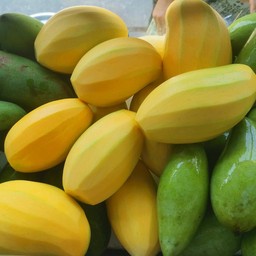 มะม่วงเปรี้ยวกลางแก้วขมิ้น