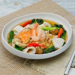 New! ก๋วยเตี๋ยวราดหน้าเรือโป๊ะ