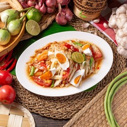 ตำไทยไข่เค็ม