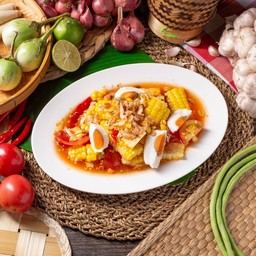 ตำข้าวโพดไข่เค็ม