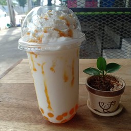 นมสดคาราเมลปั่น