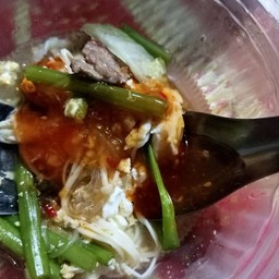 สุกี้แห้งไก่