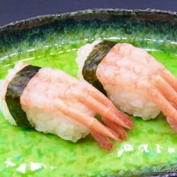 No.187 ข้าวปั้นหน้ากุ้งหวาน