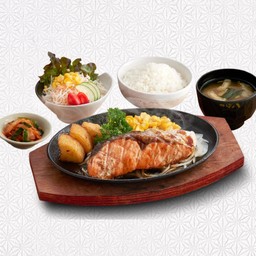 Salmon Set (Teriyaki or Shioyaki)