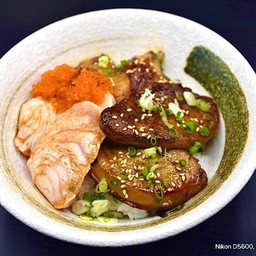 No.220 ข้าวถ้วยปลารวม เซต A+ซุป