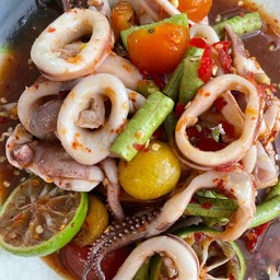 ตำเหลาปลาหมึก