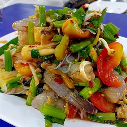 ตำป่า+กุ้งสด