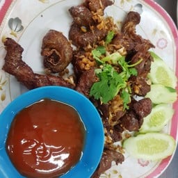 ขั้วตับทอดกระเทียม