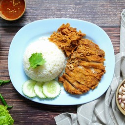 ข้าวสวยหมูทอด ขนาด ธรรมดา