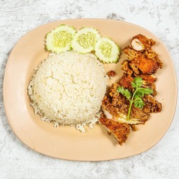 ข้าวมันไก่ทอด ขนาด ธรรมดา