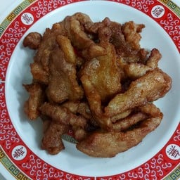 หมูทอดแดดเดียว ชุดเล็ก