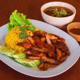 ข้าวหมกหมูย่างเครื่องแกง ขนาด ธรรมดา