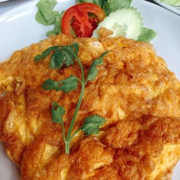 Omelets with Mince Chicken