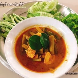 แกงเทโพหมูผักบุ้ง