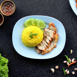 ข้าวหมกหมูกรอบ ขนาด พิเศษ